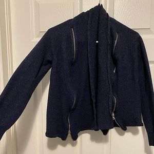 Women’s cardigan with side zippers